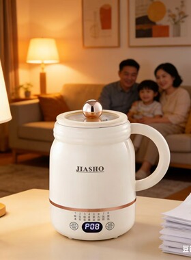 便携式烧水杯旅行办公室小型养生杯电热杯加热水杯宿舍煮粥电煮杯