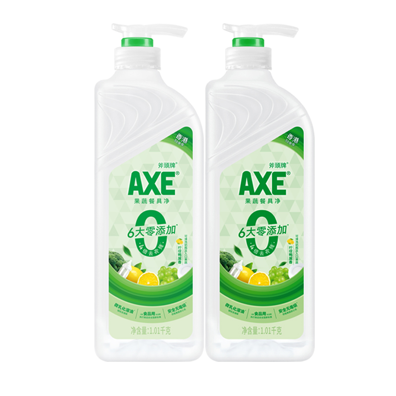 AXE斧头牌果蔬餐具净柠檬鸭屎香果蔬清洁剂a类食品用小苏打去农残