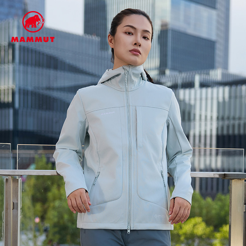 MAMMUT猛犸象Ultimate VIII八代女士户外GTX软壳夹克连帽外套,淘宝优惠券,粉丝福利购,淘宝优惠卷