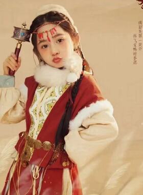 广西三月三壮族儿童女额饰头发饰