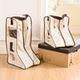 Korean version of travel snow boots moisture-proof visual storage bag
