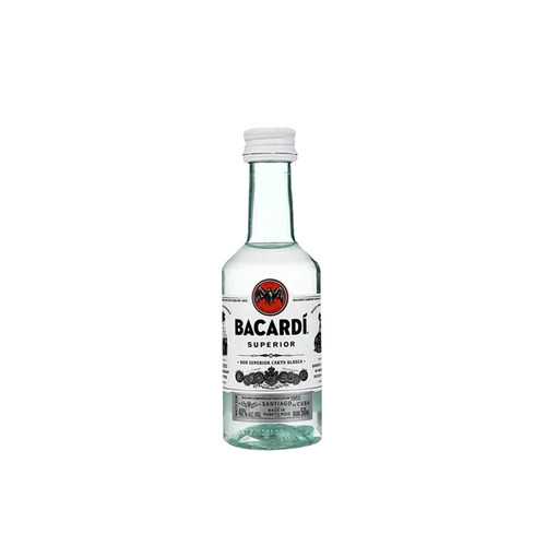 百加得白朗姆酒50ml 莫吉托鸡尾酒自由古巴调酒提拉米苏烘焙原料 - 图3