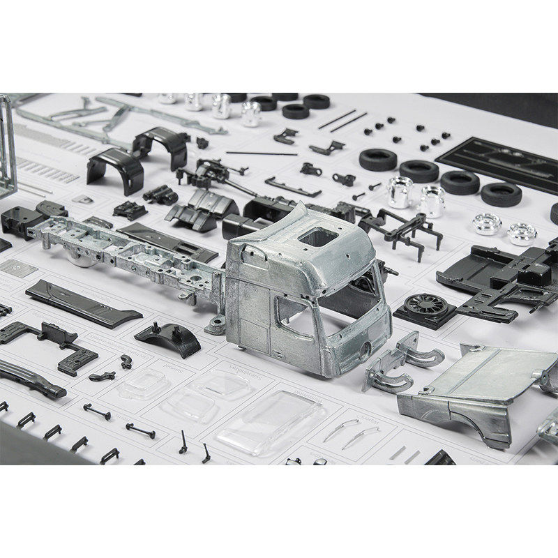 GCD 1:64奔驰重卡拖车运输车拆件相框 合金仿真汽车模型,淘宝优惠券,粉丝福利购,淘宝优惠卷