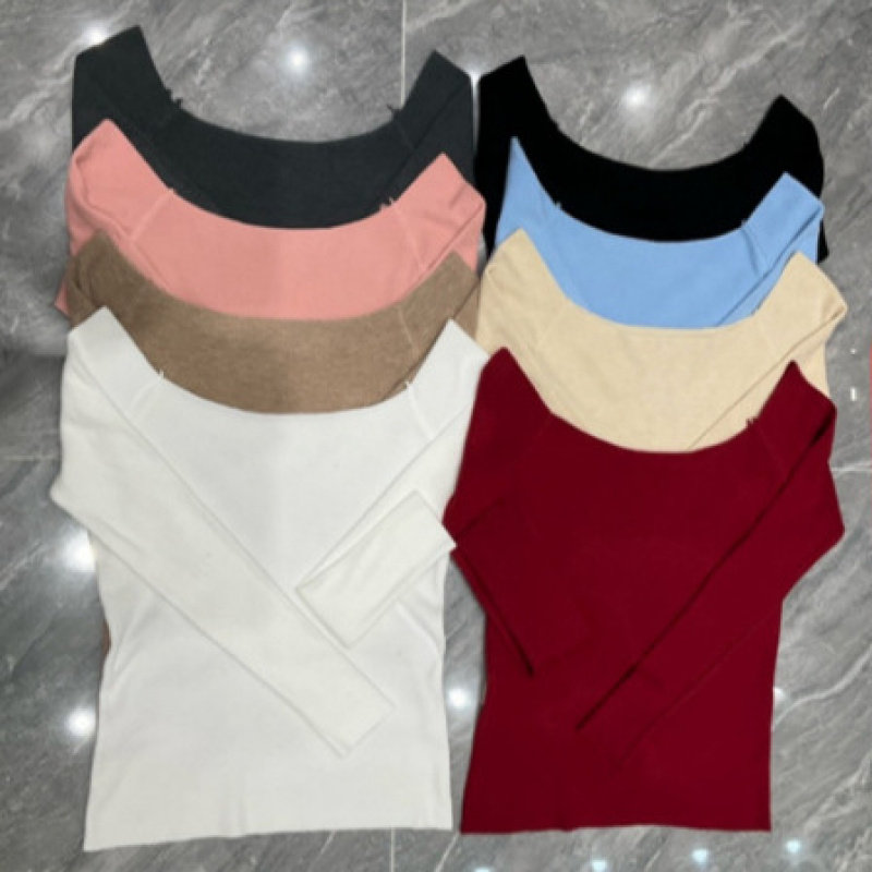 包芯纱秋季新款美式辣妹T恤女一字肩长袖高级气质修身打底衫上衣,淘宝优惠券,粉丝福利购,淘宝优惠卷