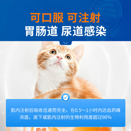 中龙神力庆大霉素注射用液猪拉稀药狗狗用犬猫雾化羊肠炎兽药兽用 - 图1