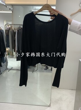 一件包邮 小夕韩国东大门代购 FLAUNT 26秋季女装时尚新款长袖T恤