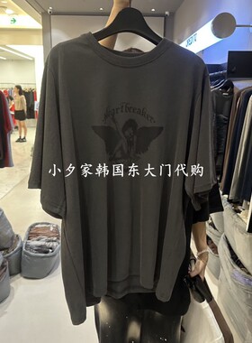 一件包邮 小夕韩国东大门代购CREDITO 26秋女装时尚新款短袖T恤