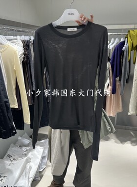 一件包邮 小夕韩国东大门代购 TILDE 26秋女装新款时尚长袖T恤