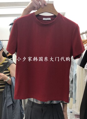 一件包邮 小夕韩国东大门代购DRESS ROOM26秋季女装时尚短袖T恤