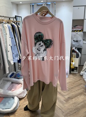 一件包邮 小夕韩国东大门代购 DE LINE 26秋女装时尚新款长袖T恤