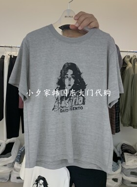 一件包邮 小夕韩国东大门代购  26秋季女装时尚新款纯色短袖T恤