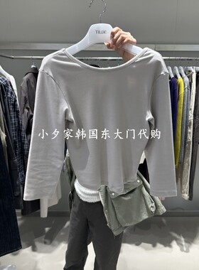 一件包邮 小夕韩国东大门代购 TILDE 26秋女装新款时尚长袖T恤