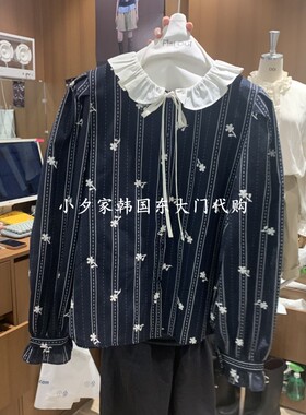 一件包邮 小夕韩国东大门代购FLAT OGI  26秋季女装时尚新衬衫