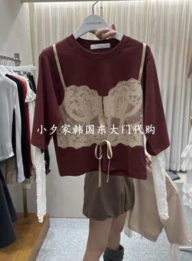 一件包邮 小夕韩国东大门代购 AFTERNOON 26秋女装时尚新长袖T恤