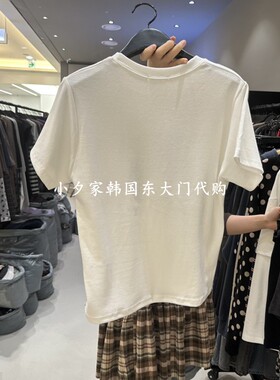 一件包邮 小夕韩国东大门代购CREDITO 26秋女装时尚新款短袖T恤