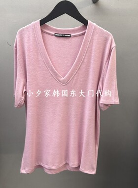 一件包邮 小夕韩国东大门代购PROJECT WAVE-P 26秋女时尚短袖T恤