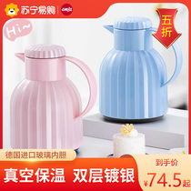 German emsa love mousse insulated jug home large capacity insulated bottle glass liner thermos hot water bottle 787