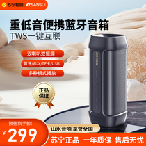 Landscape D28 Wireless Bluetooth Speaker Low Sound Cannon Portable Home Phone Computer Desktop Card CARD SOUND 1675