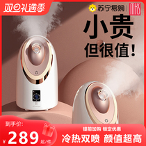 MKS Meeks steamer hot and cold double spray water replenishing nano home facial moisturizing thermal spray cosmetic instrument 836