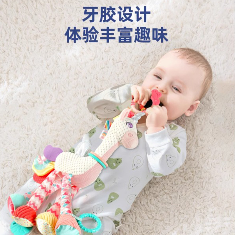 jollybaby婴儿推车玩具挂件床铃摇铃安全座椅1岁宝宝车载安抚1663 - 图2