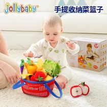 jollybaby over home cut fruit suit children early education Puzzle Hands-on Toy Baby 0-1-3048