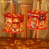 Teng Xuan lantern 2024 new hand small flower lanterns to hang up handmade diy children Spring Festival New Year Palace Lamp 1563