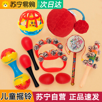Baby Toys 0 1 year old Puzzle Early Education Newborn 0 To 3 Months Hand Rocking Suzuki Hammer Early Childhood Gripping Training 1134