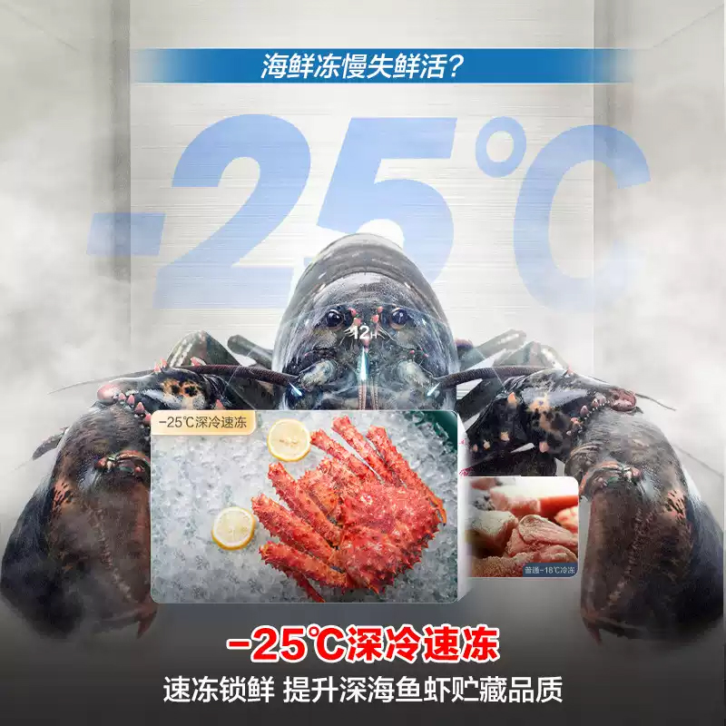 容声325L法式多门四开门小型冰箱家用超薄无霜一级变频补贴193