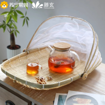 Teng Xuan sunning net anti-insecte bamboo tissé séché à la poêle à sécher les produits secs couchettes à vapeur des soutes à la vapeur les produits artisanaux tamisage de la ferme 1563