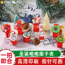 Tengen Christmas decorations Childrens gift slapping lap Santa Claus bracelet Snap Ring Kindergarten Active Gift 1563