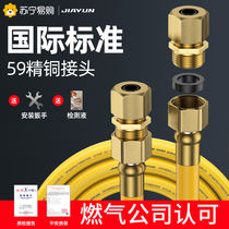 Natural gas hose Home Gas Pipe Connection Gas Oven Stainless Steel Bellows Special Explosion Proof Coal Gas Pipe 1384