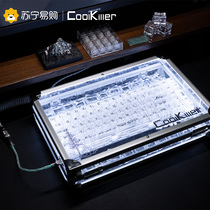coolkiller polar bear transparent mechanical keyboard customised hot plug wireless triple die play office 275