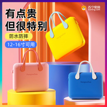 2023 new waterproof anti-fouling shockproof anti-fall notebook computer bag women apply Apple macbook Huawei matebook Lenovo pro14 inch female 16 mobile commute 15 