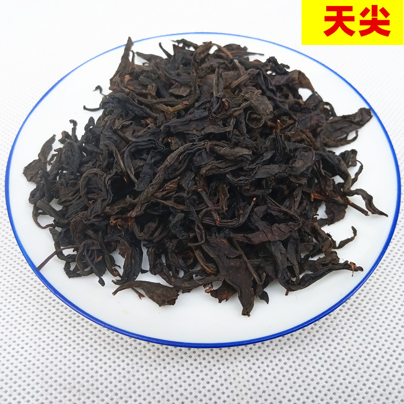 湖南安化黑茶金花荷香茯砖茶黑砖百两茶天尖茶金茯茶五种搭配装-图0