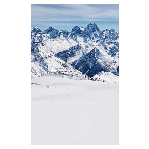 新款雪山雪地摄影背景布影楼写真馆拍照自拍装饰直播数码写真布 - 图3