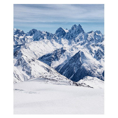 新款雪山雪地摄影背景布影楼写真馆拍照自拍装饰直播数码写真布 - 图2