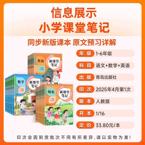 2026春季 六年级下册课堂笔记语文数学英语全套人教版小学教材全解课本同步课前预复习教辅资料书6下黄冈随堂学霸笔记 - 图0