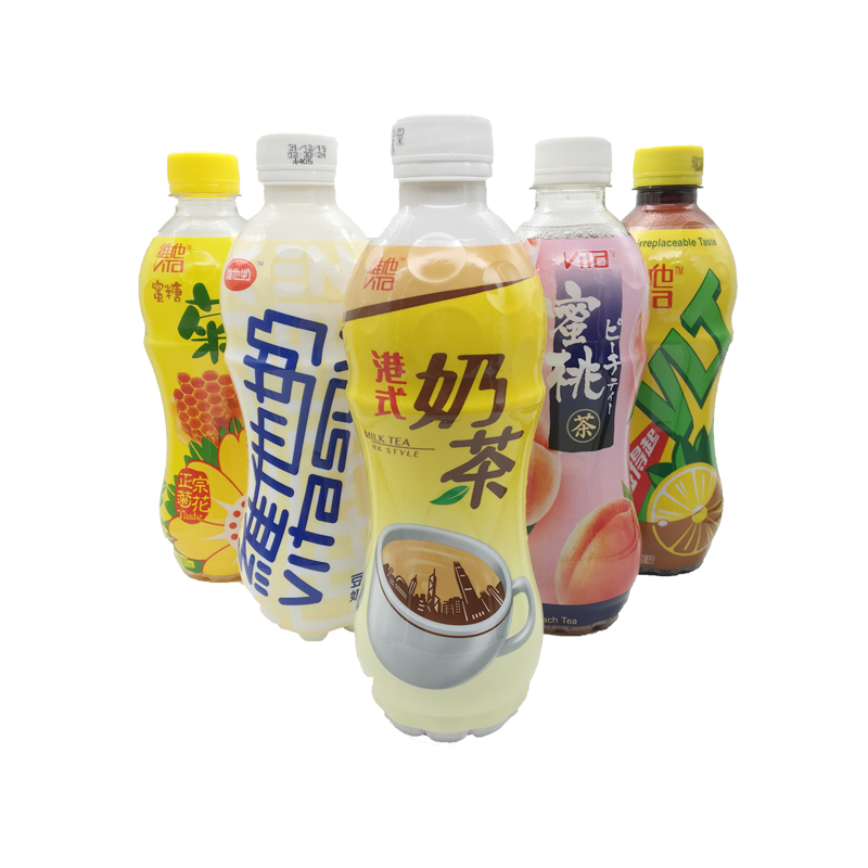 香港进口饮料维他vita柠檬茶500ml*5瓶港版奶茶饮料原味豆奶蜜桃 - 图3