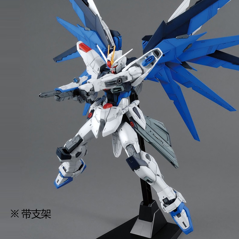 万代高达模型MG自由2.0 1/100 ZGMF-X10A Freedom Seed敢达带支架-图3