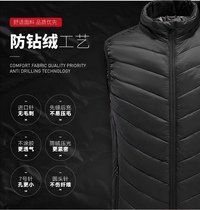 Export smart electric heating Heating Cotton Waistcoat for men and women Electric Heating Vest Winter Ski 3 Controls Warm USB Female Knight