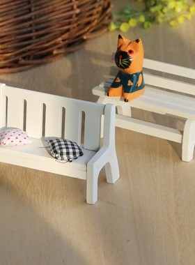 白色创意木质摄影道具摆件装饰品