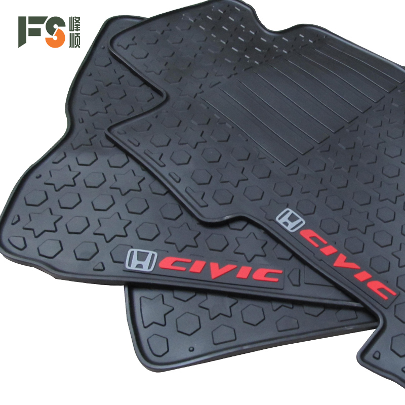 适用于本田crv老思域xrv型格雅阁皓影致炫飞度奥德赛专用汽车脚垫