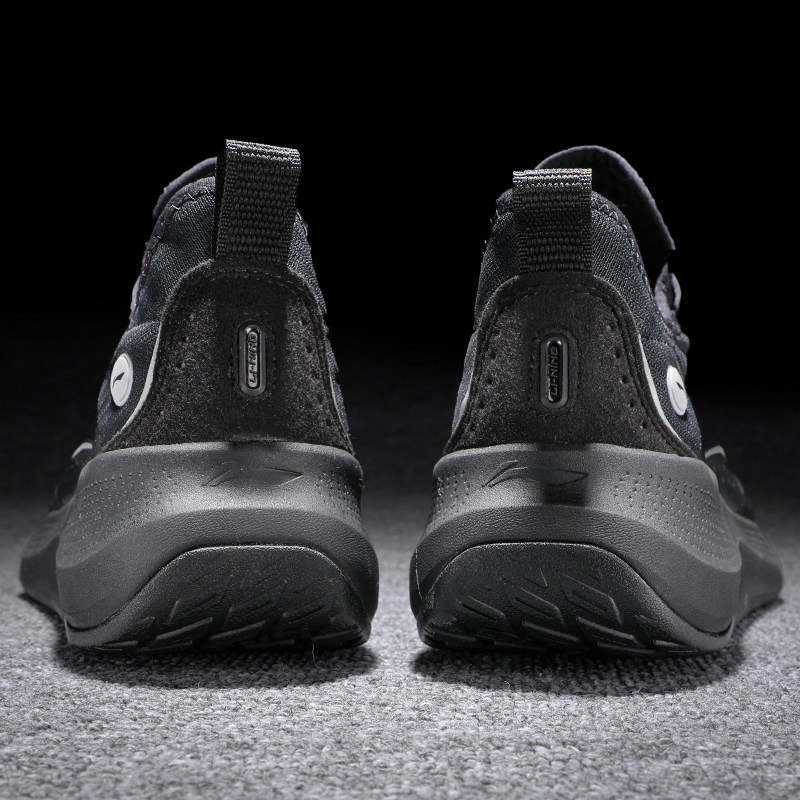 李宁跑步鞋一脚蹬跑鞋男款黑色soft go男鞋减震鞋子休闲鞋运动鞋,淘宝优惠券,粉丝福利购,淘宝优惠卷