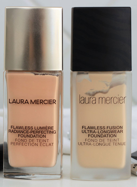 现货美国Laura Mercier罗拉LM光泽保湿遮瑕Lumiere金盖粉底液30mL