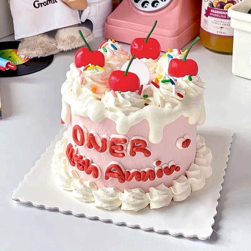 复古樱桃蜡烛蛋糕装饰摆件创意水果车厘子韩式ins风生日烘焙插件,淘宝优惠券,粉丝福利购,淘宝优惠卷