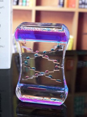 抖音潮流油滴油漏沙漏水滴液体减压发呆神器计时器摆件梦幻礼物
