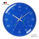 TIMESS radio clock wall clock living room home fashion creative wall hanging light luxury decoration atmospheric silent clock smart