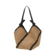 Spring resort style woven large capacity handbag