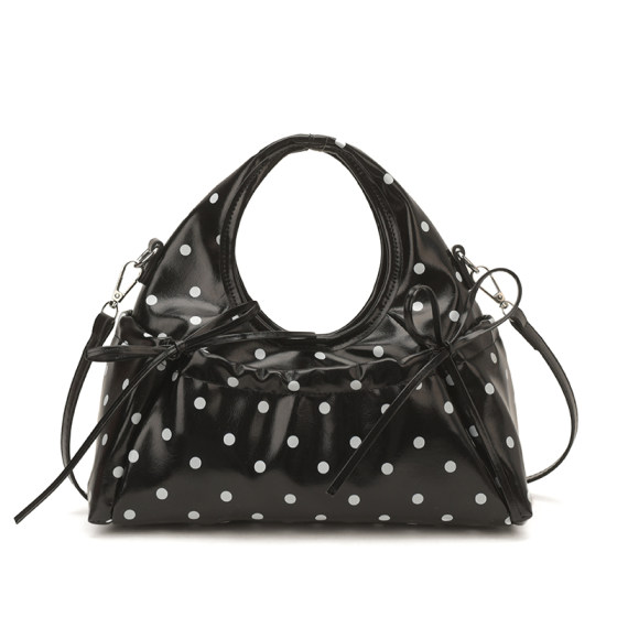 New Korean retro polka dot crossbody handbag