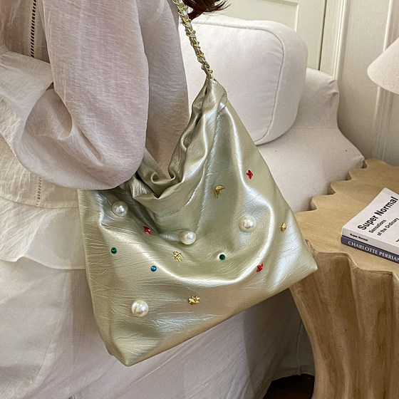 Summer new Korean style large capacity shoulder crossbody bag